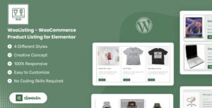 Read more about the article WooListing – WooCommerce Product Listing for Elementor