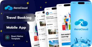 Read more about the article AeroCloud | Travel | Booking | Mobile App React Native  Template