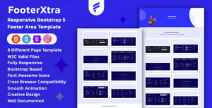 Read more about the article FooterXtra – Bootstrap 5 Footer Area Template