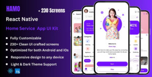 Read more about the article Hamo – Home Service & House Work React Native CLI App Ui Kit