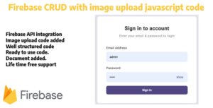 Read more about the article Firebase CRUD and Image Upload Script – HTML/CSS/javascript code