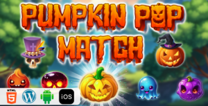 Read more about the article Pumpkin Pop Match – HTML5 Construct3 Game