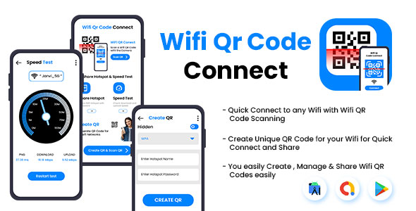 You are currently viewing Wifi Qr Code Connect – Password Scanner – QR WiFi – Barcode Reader – Hotspot – connect Wi-Fi