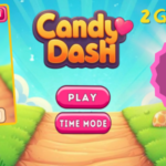 Candy Dash 120 LEVELS (Two Game Mode) – HTML5